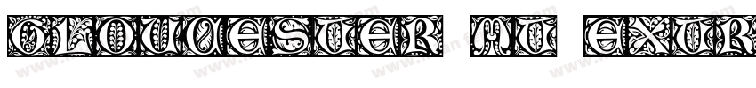 Gloucester MT Extra字体转换